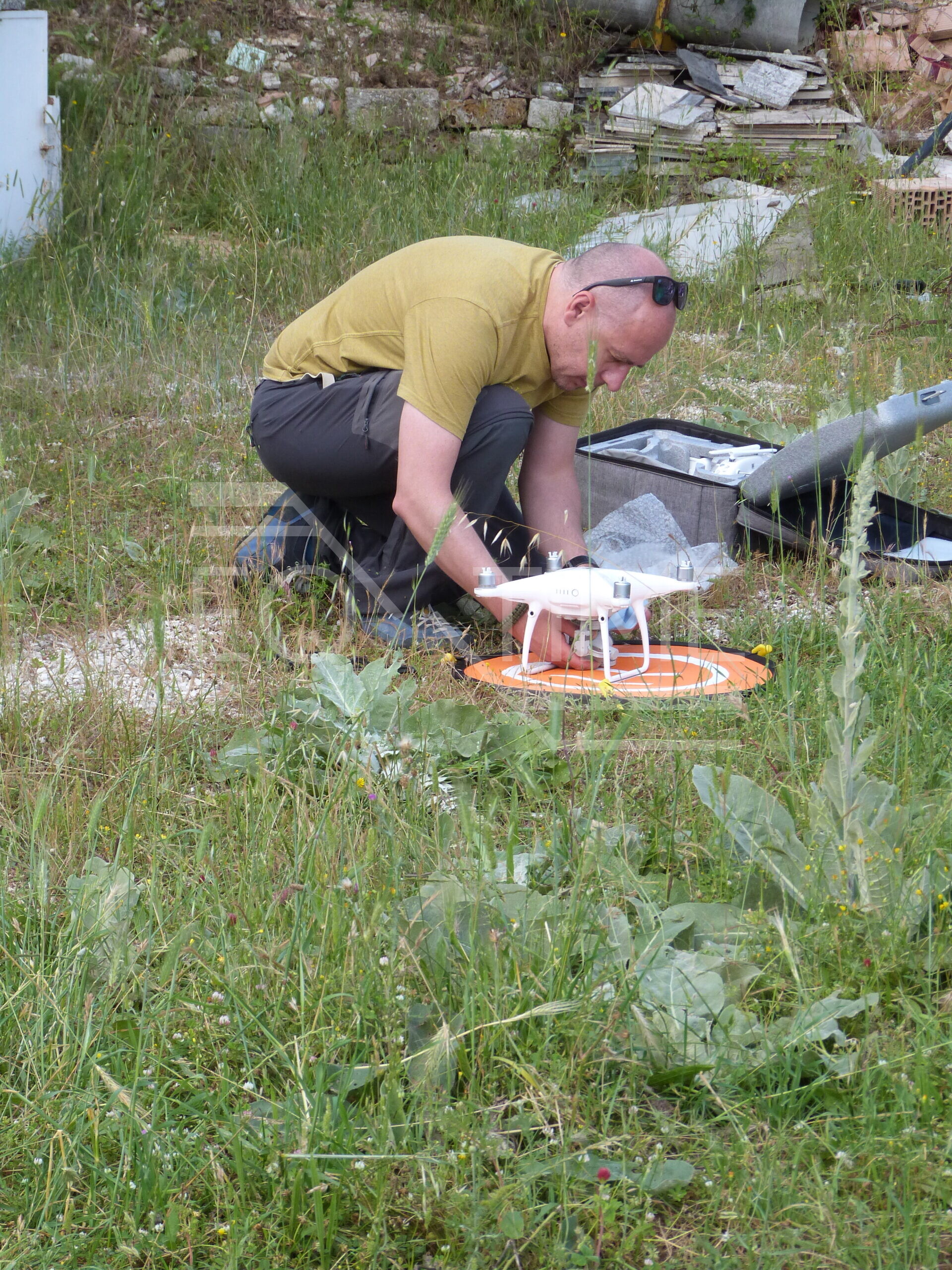 Preparation of the drone flight